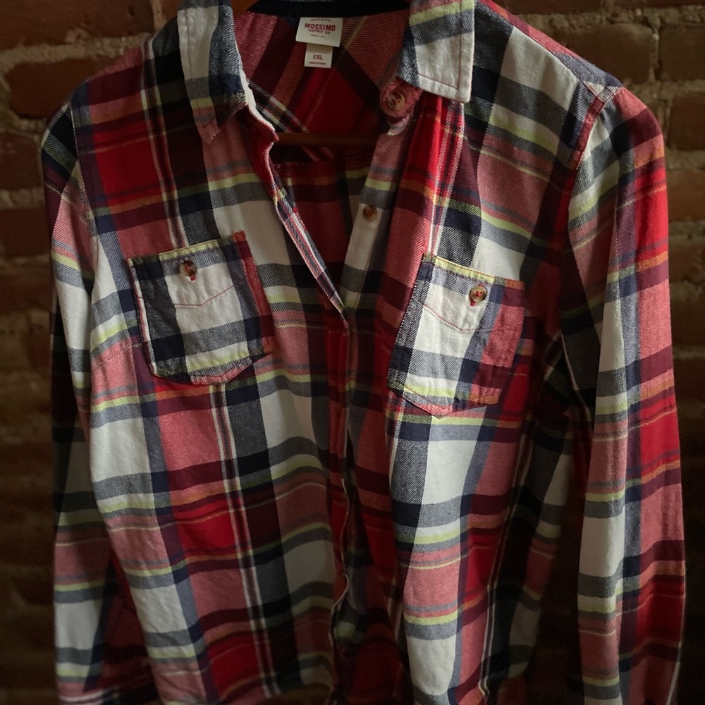 Mossimo Plaid Button Down Shirt